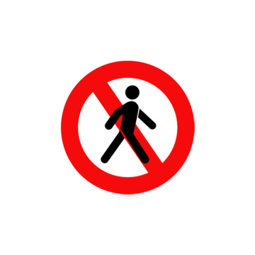 No entry, icon, sign