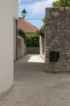 Narrow Streets In The Croatian Mine Of Nin