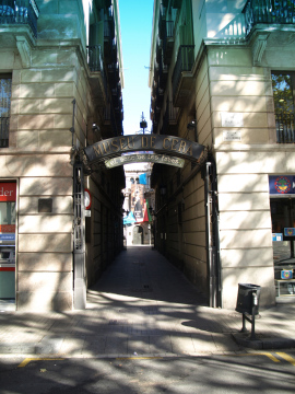 A street in Barcelona