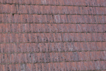 Old Tile On A Building