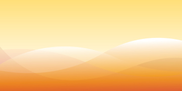 Orange waves, background, vector