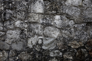 Dirty Stone Wall From Limestone