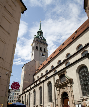 Church In The Center Of Munich