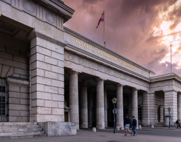 Gate of the Hofburg Palace in Vienna stock photo