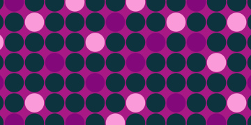Pink circles, vector pattern