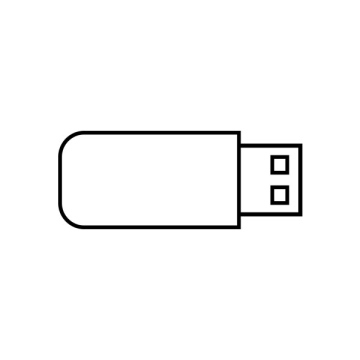 USB Pen Drive Icon