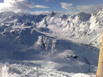 Snow-capped mountains