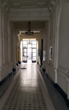 The interior of the historic tenement house