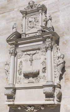Architectural detail, religious relief