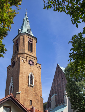 Church tower in Olkusz