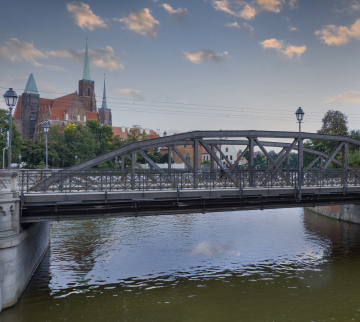 Młyński Bridge in Wrocław