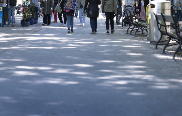 People on a walk