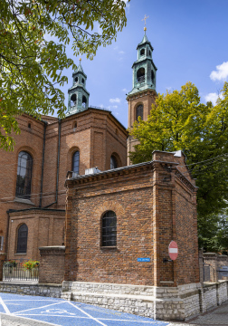 Piekarska Basilica from the side of ks. Jan Fick