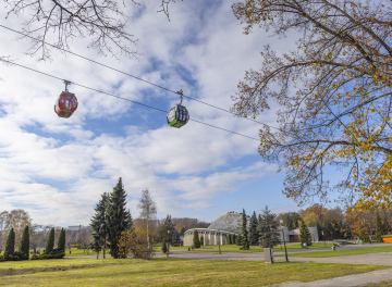 Cable railway in the Silesian Park