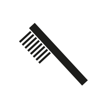 Cleaning brush, free icon