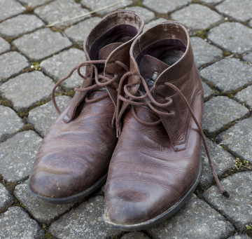 Old Leather Shoes