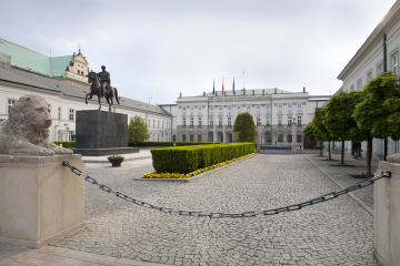 The Presidential Palace in Warsaw