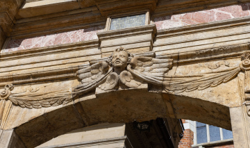 Architectural details at Wawel Castle