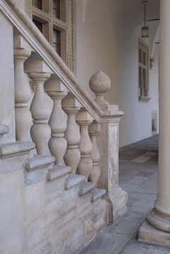 Historic stairs, Cloisters at Wawel, cul-de-sac