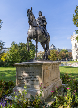 Emperor Franz I. Equestrian Monument in Vienna.