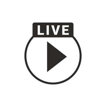 Video, live, icon, vector