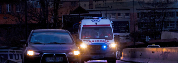 Ambulance during the Night Intervention