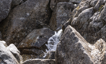 A stream on granite rocks