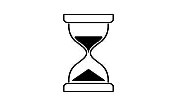 Sand hourglass - Icon - Graphic symbol to download