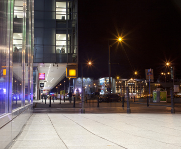 Warsaw Streets at Night