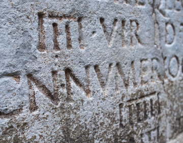 Latin Inscriptions on Stone Slabs