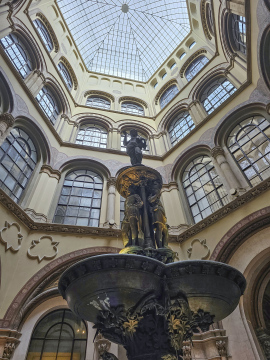 Ferstel Passage in Vienna, interior with glass ceiling