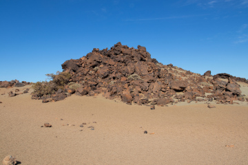 Rocks in the Desert Landscape