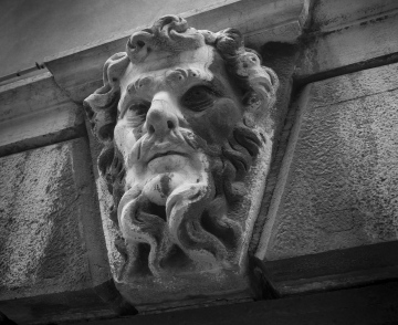 Architectural detail of the head