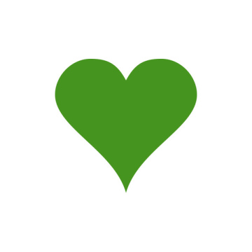 Green heart icon