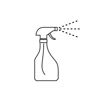 Spray disinfection icon