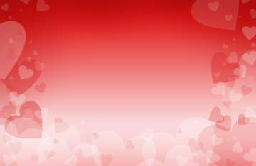 Red Background with valentines hearts, letter free image