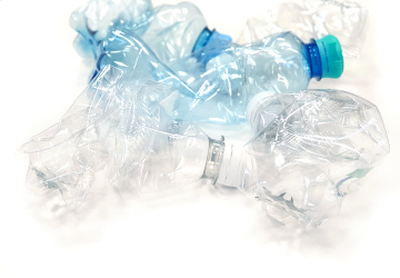 Crumpled Plastic Bottles