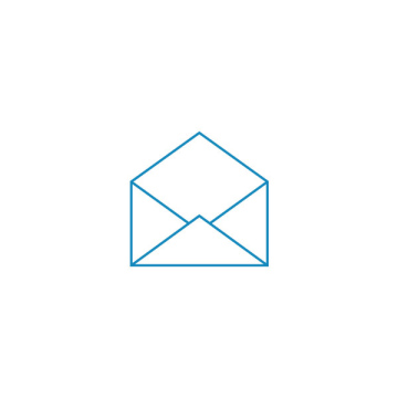 Open envelope icon