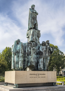 Stanisław Wyspiański Monument in Krakow