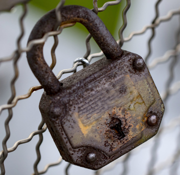 Old padlock