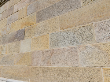 Wall of sandstone Blocks free picture