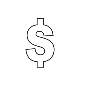 Dollar symbol free icon