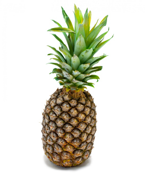 Pineapple On A White Background