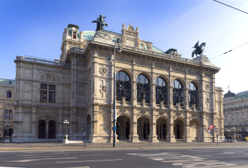Vienna State Opera, historic building in Vienna.