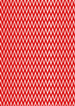 Background in red zigzags