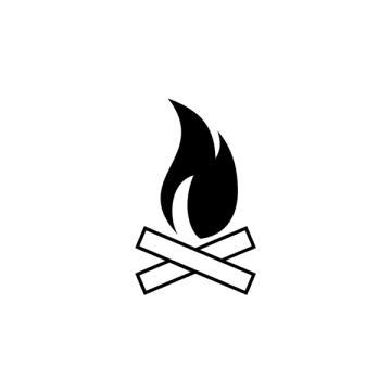Fire, flame icon