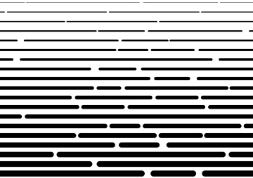 Horizontal Lines of Different Thickness, vector background