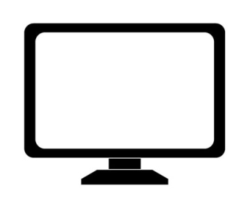 Monitor Graphic Symbol