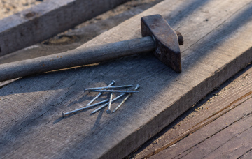 Old Hammer and Nails