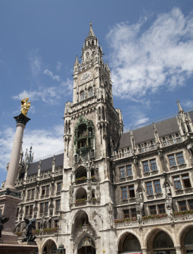 Town Hall In Munich